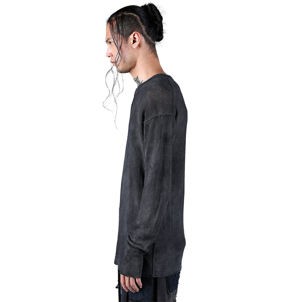 7G WASHI PAPER YARN KNIT PULLOVER