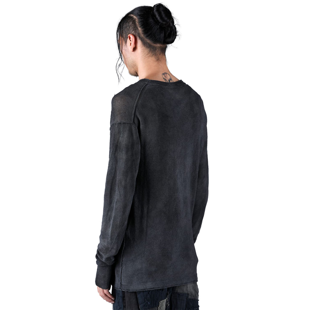 7G WASHI PAPER YARN KNIT PULLOVER