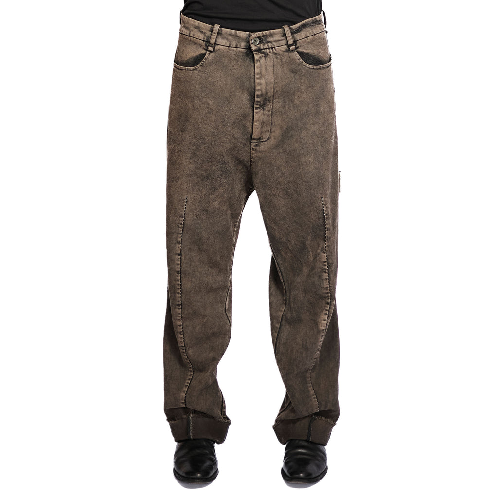 WIDE LEG DART JEANS
