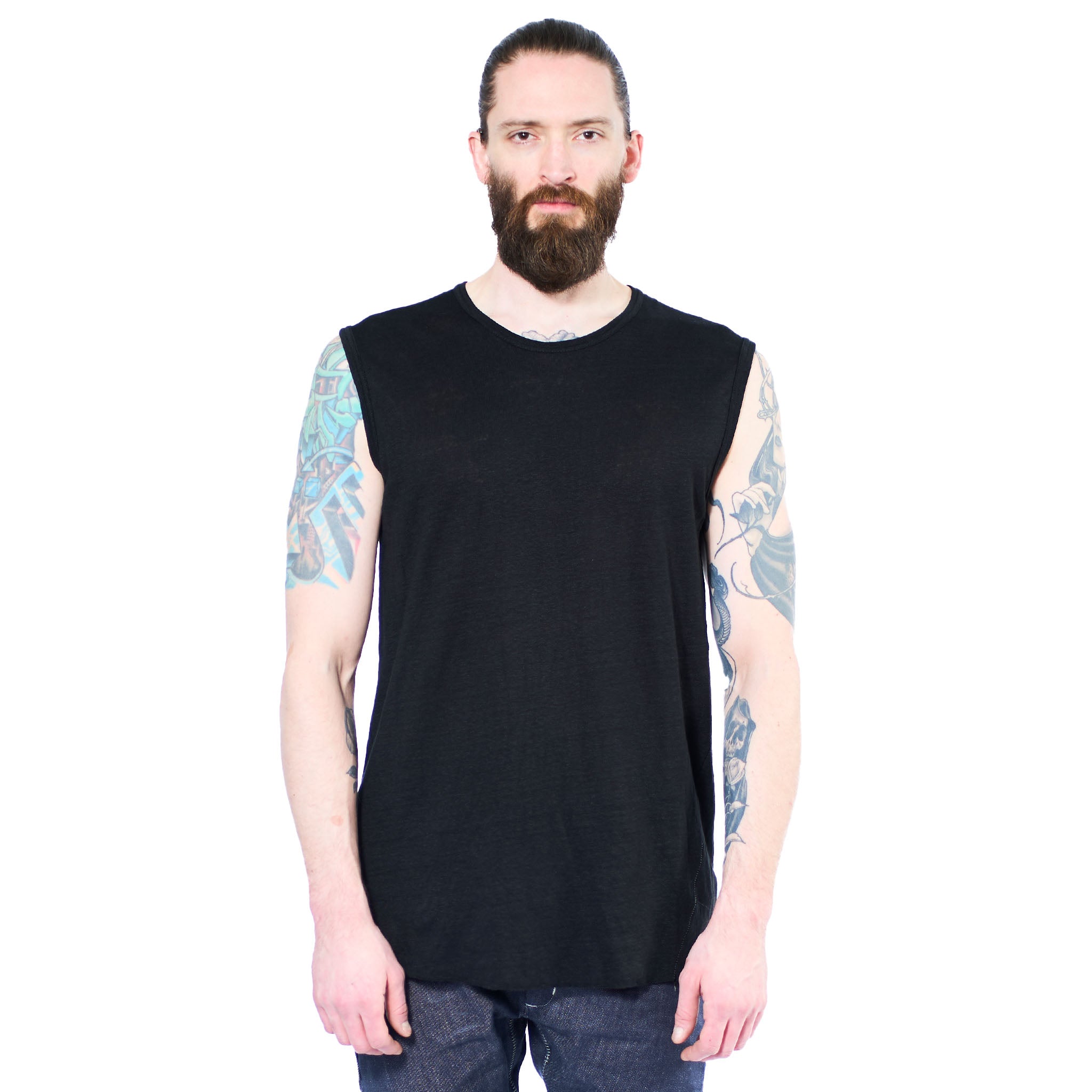 LINEN JERSEY CUT-OFF