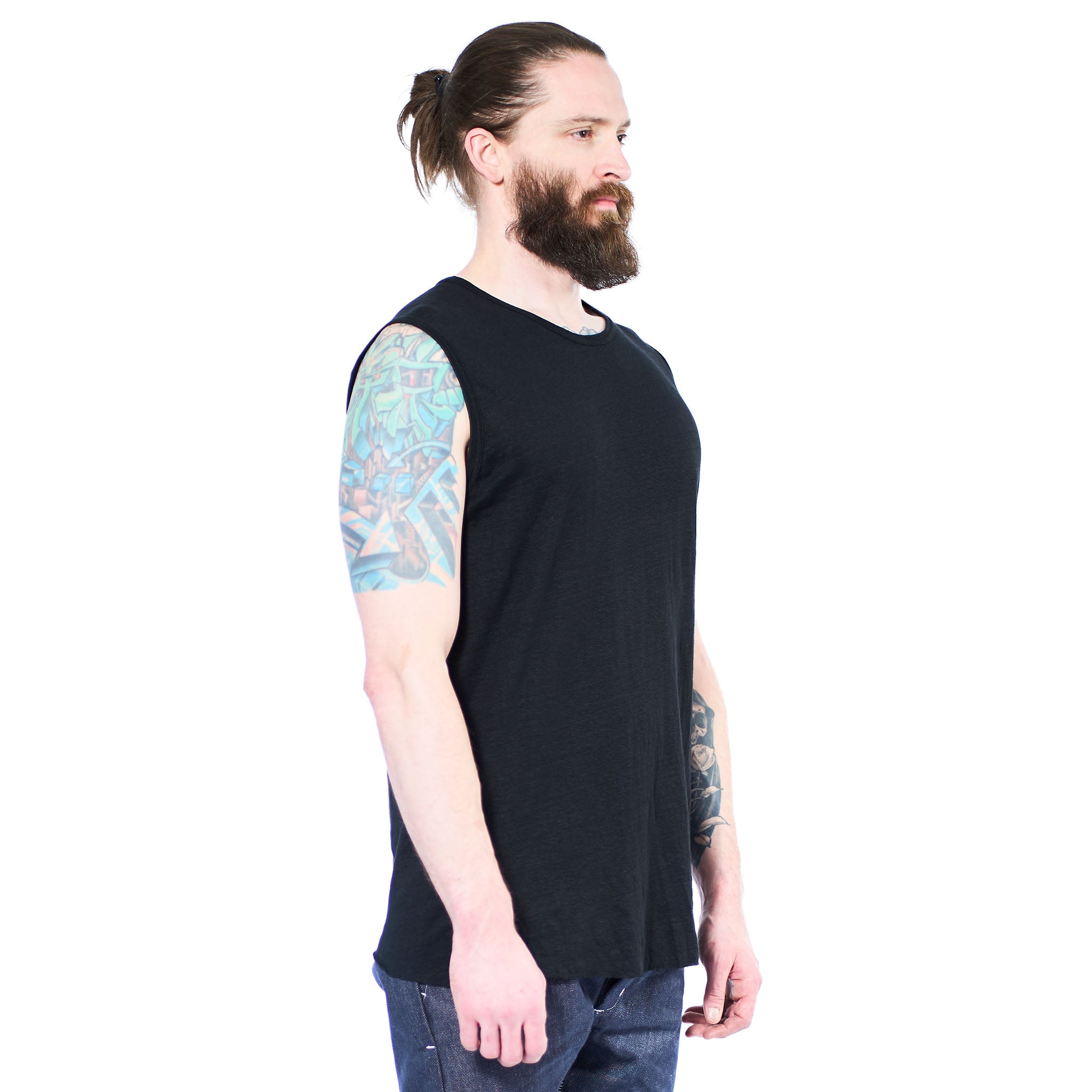 LINEN JERSEY CUT-OFF