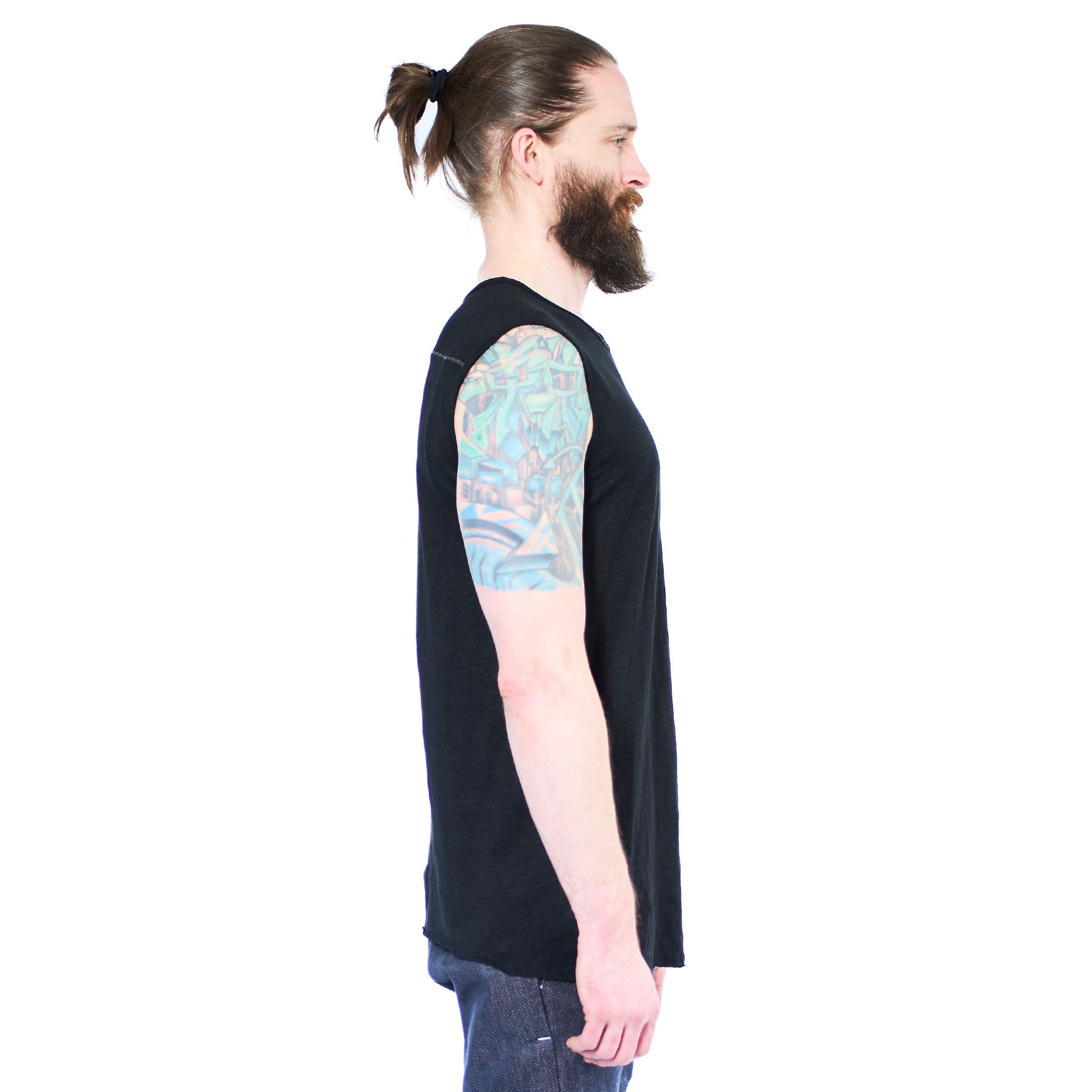 LINEN JERSEY CUT-OFF