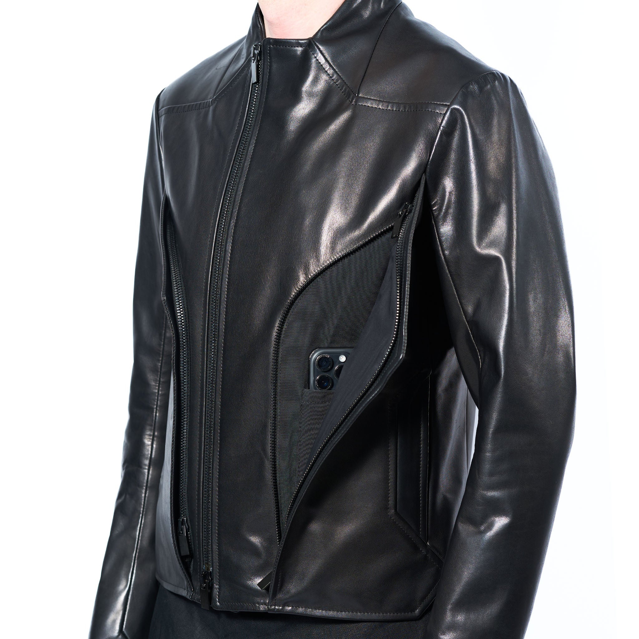 BEVEL JACKET (ROMA COW)