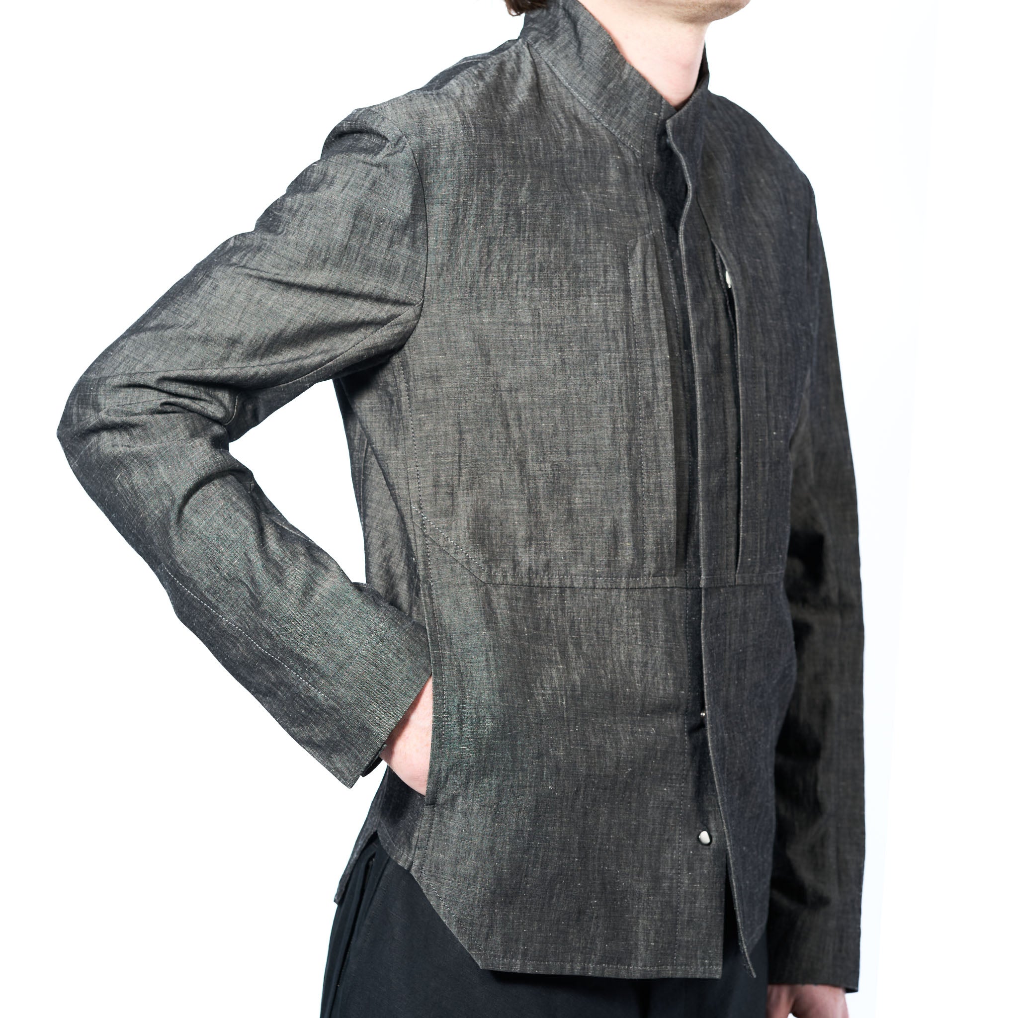 COMPOUND OVERSHIRT (JAPANESE CHAMBRAY)