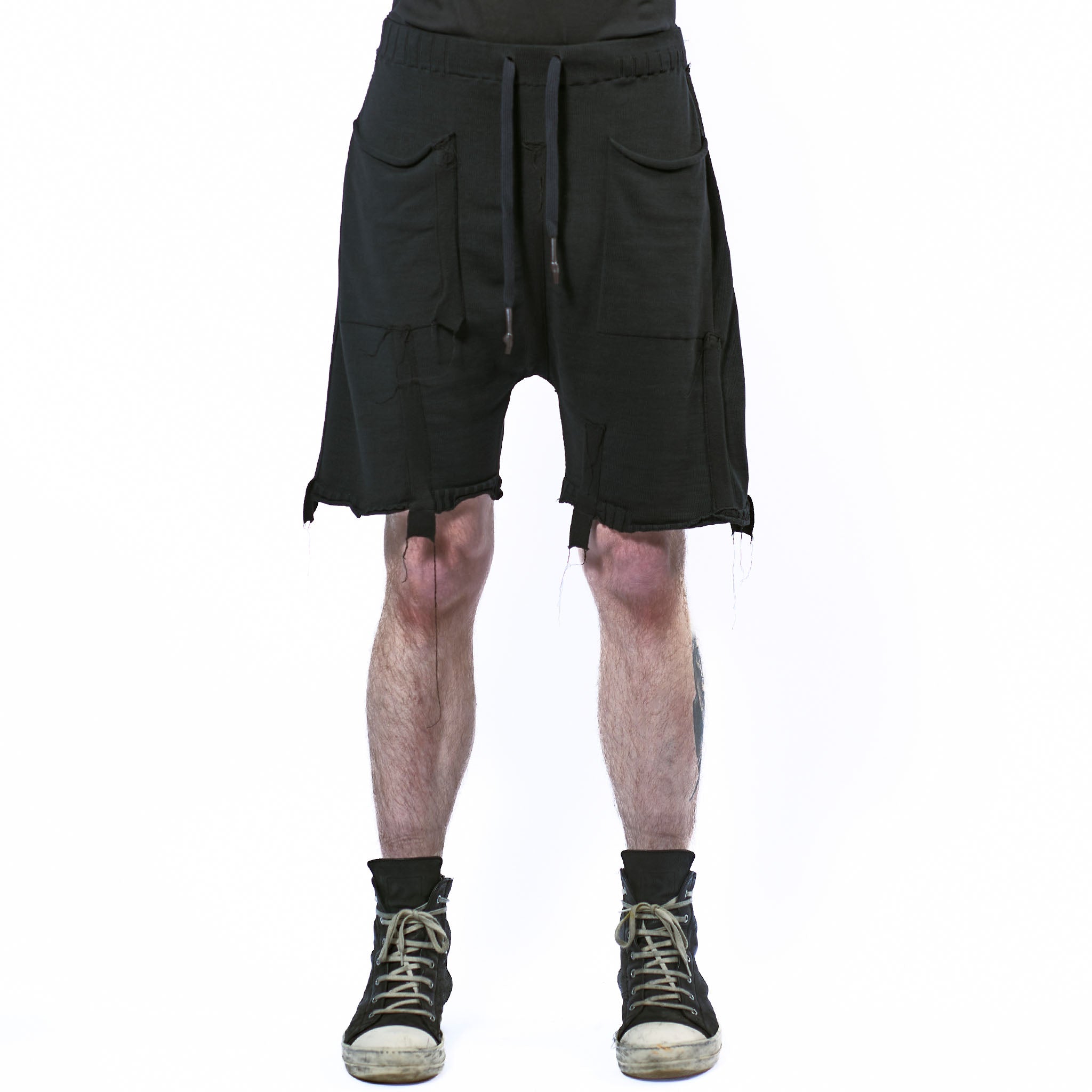 KNIT COTTON SHORTS