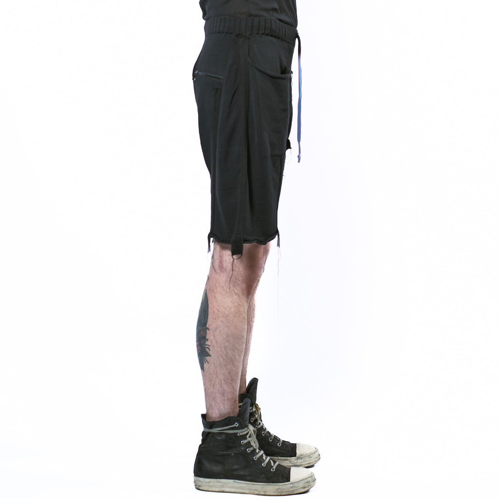 KNIT COTTON SHORTS