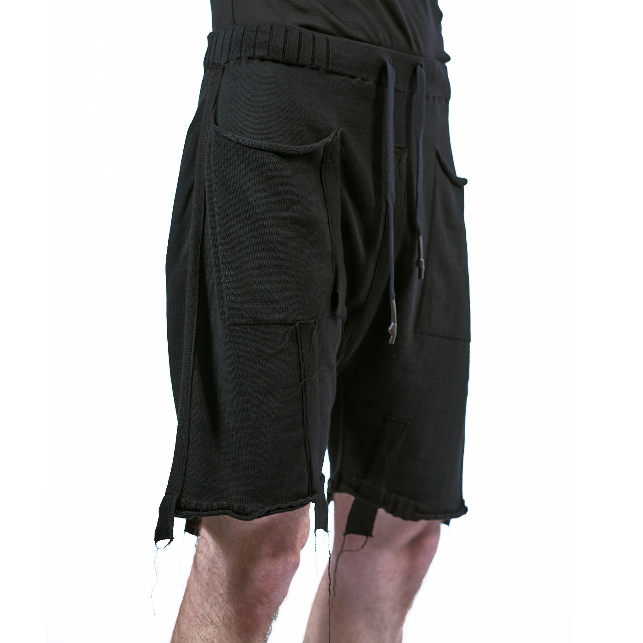 KNIT COTTON SHORTS