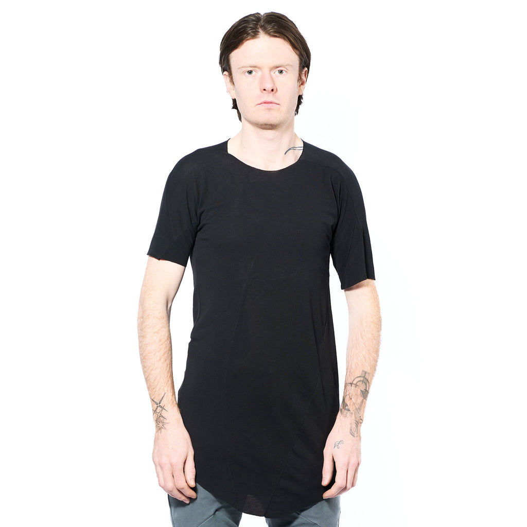 DISTORTION CURVED T-SHIRT