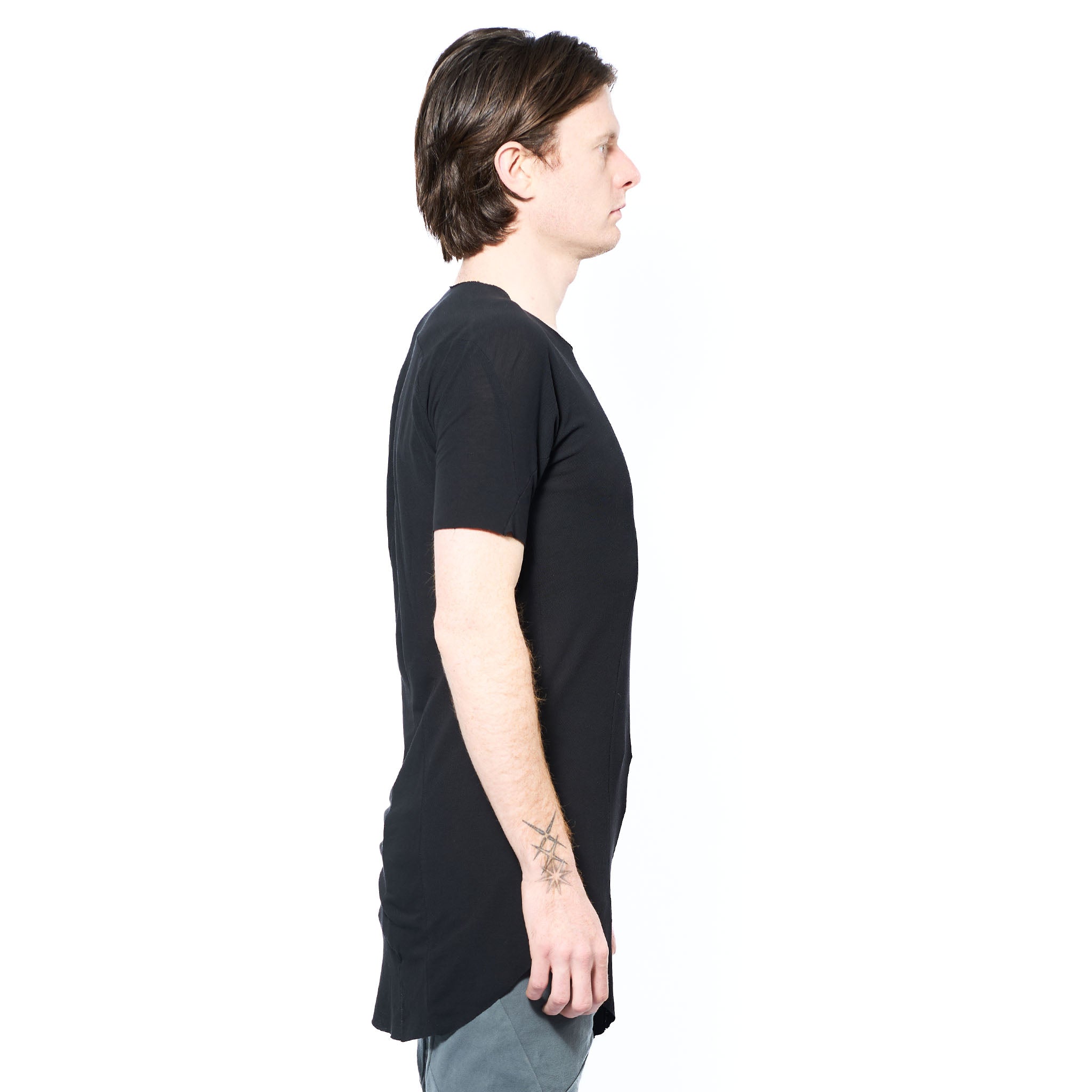 DISTORTION CURVED T-SHIRT
