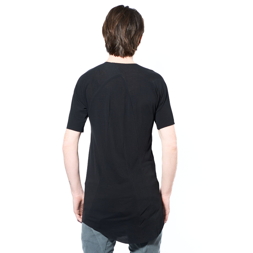 DISTORTION CURVED T-SHIRT