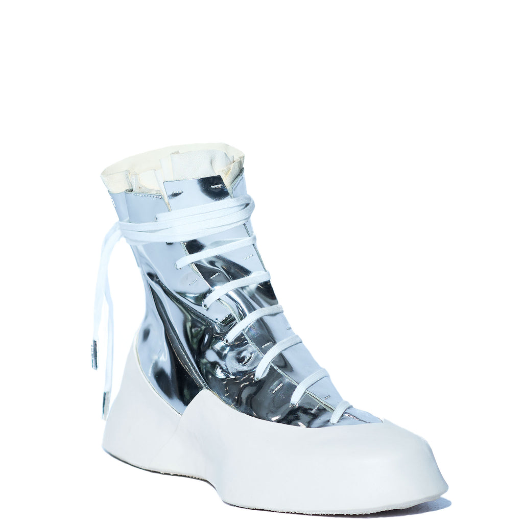 DISTORTION FEATHERWEIGHT HIGH TOP SNEAKERS (CHROMINATO)