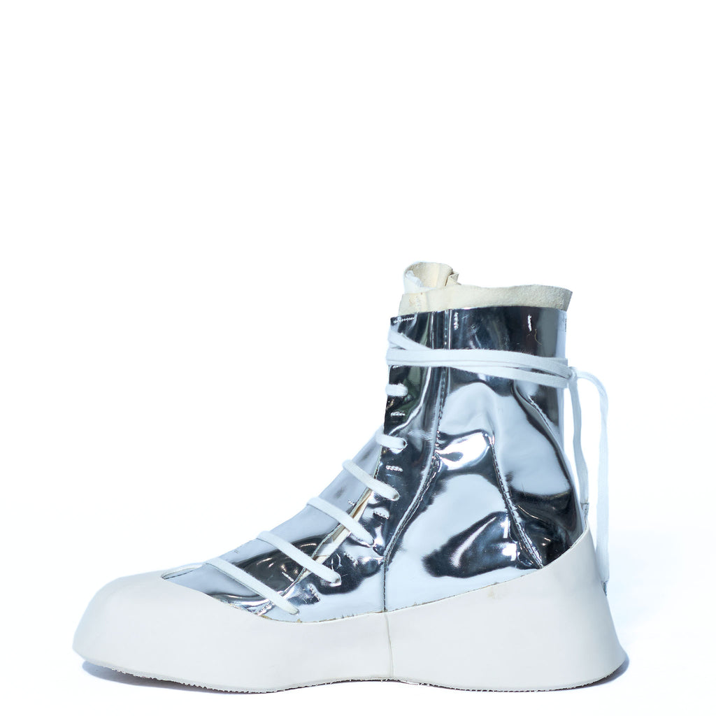 DISTORTION FEATHERWEIGHT HIGH TOP SNEAKERS (CHROMINATO)