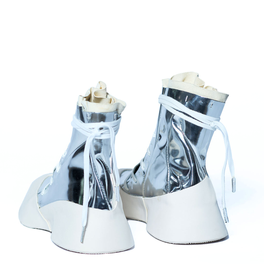 DISTORTION FEATHERWEIGHT HIGH TOP SNEAKERS (CHROMINATO)