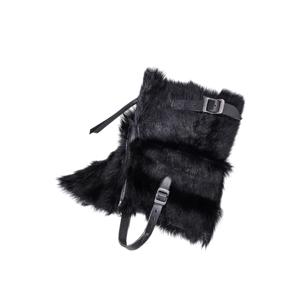 GOAT FUR / HORSE LEATHER GAITER