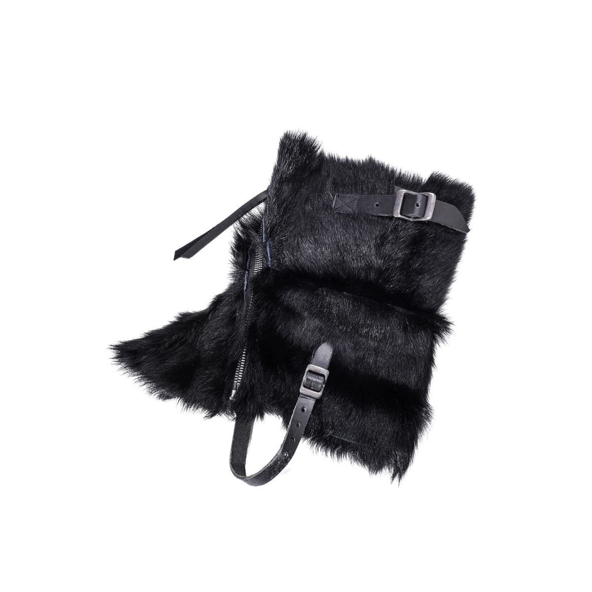 GOAT FUR / HORSE LEATHER GAITER