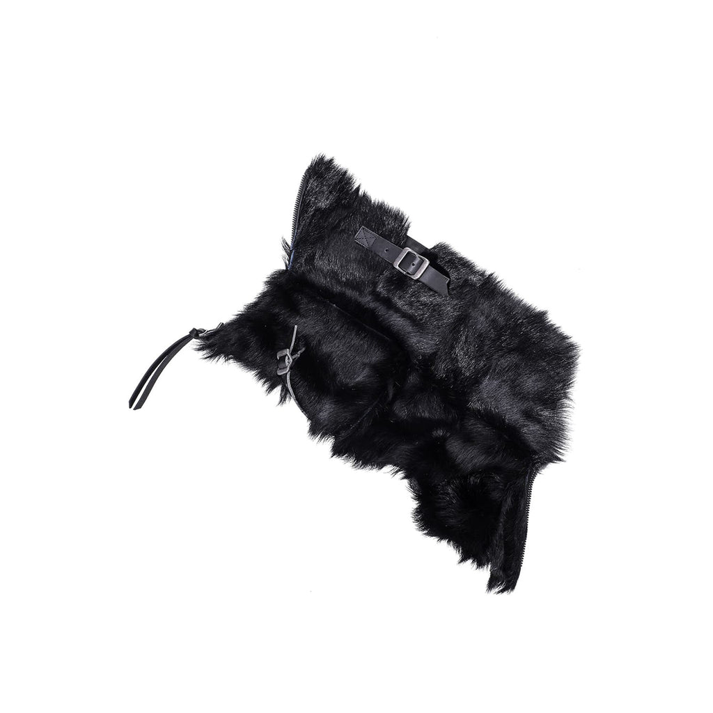 GOAT FUR / HORSE LEATHER GAITER