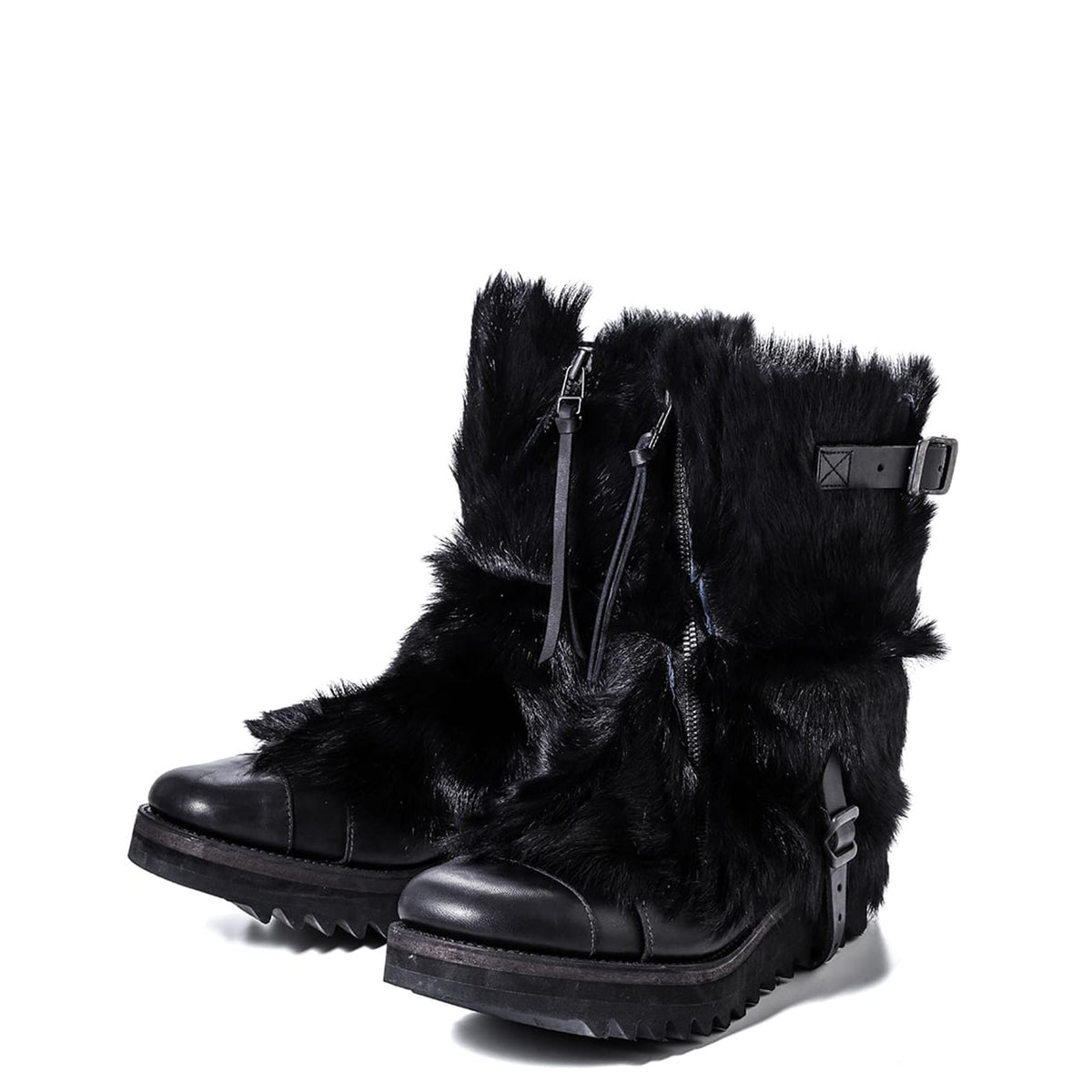 GOAT FUR / HORSE LEATHER GAITER