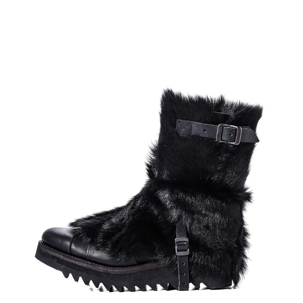 GOAT FUR / HORSE LEATHER GAITER