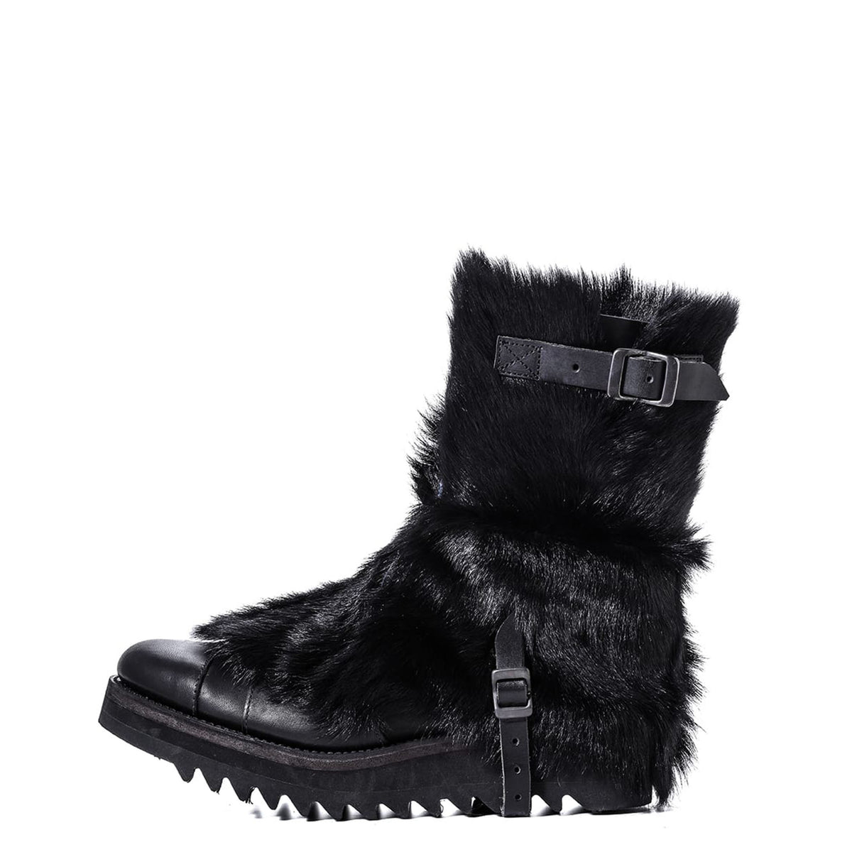 GOAT FUR / HORSE LEATHER GAITER