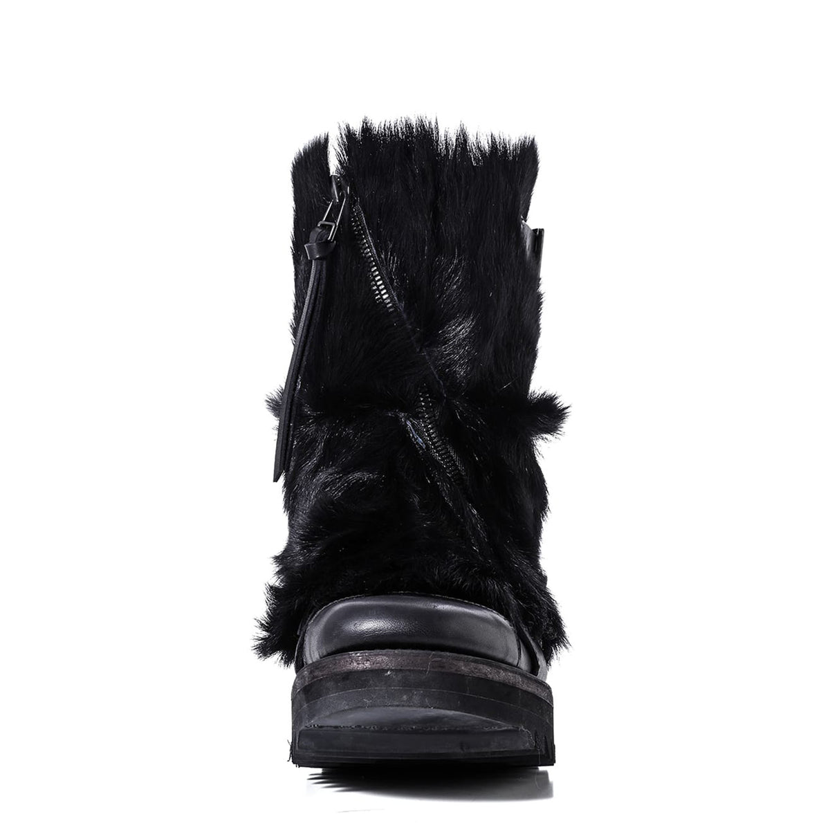 GOAT FUR / HORSE LEATHER GAITER