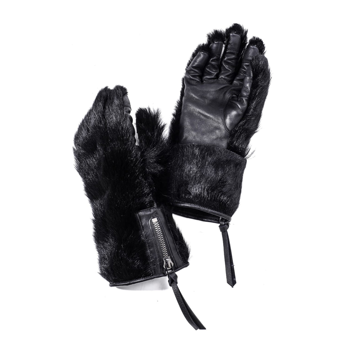 GOAT FUR / HORSE HIDE GLOVES