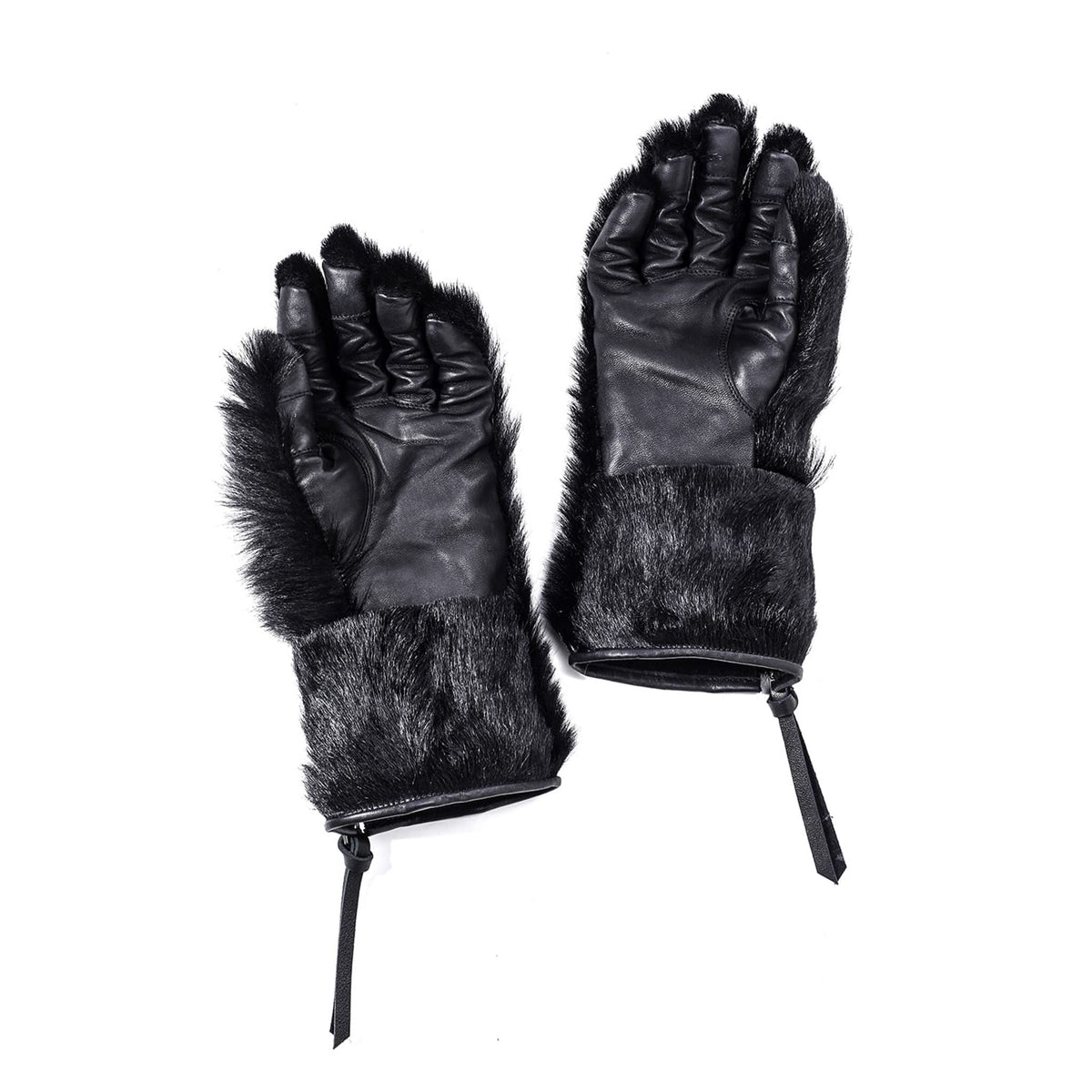 GOAT FUR / HORSE HIDE GLOVES