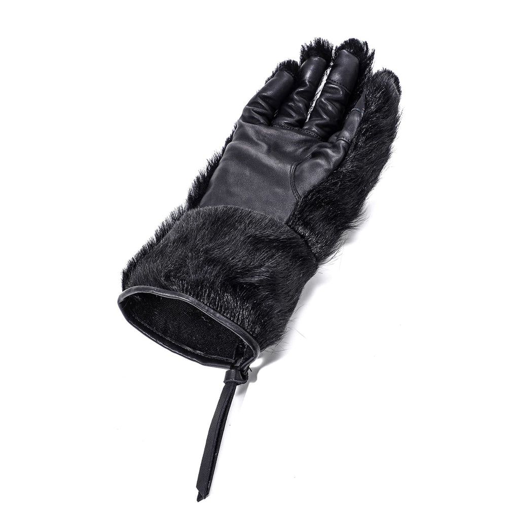 GOAT FUR / HORSE HIDE GLOVES