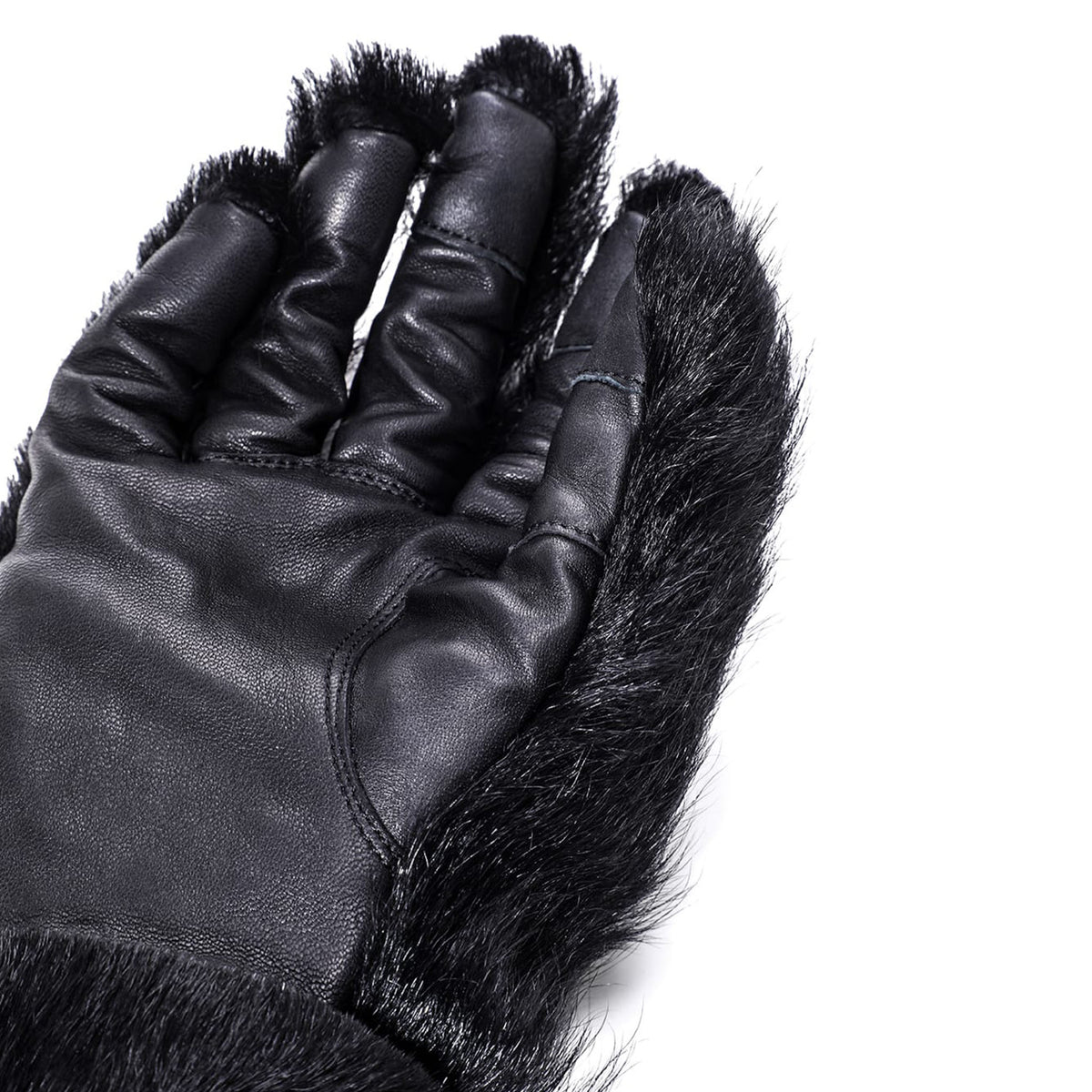 GOAT FUR / HORSE HIDE GLOVES