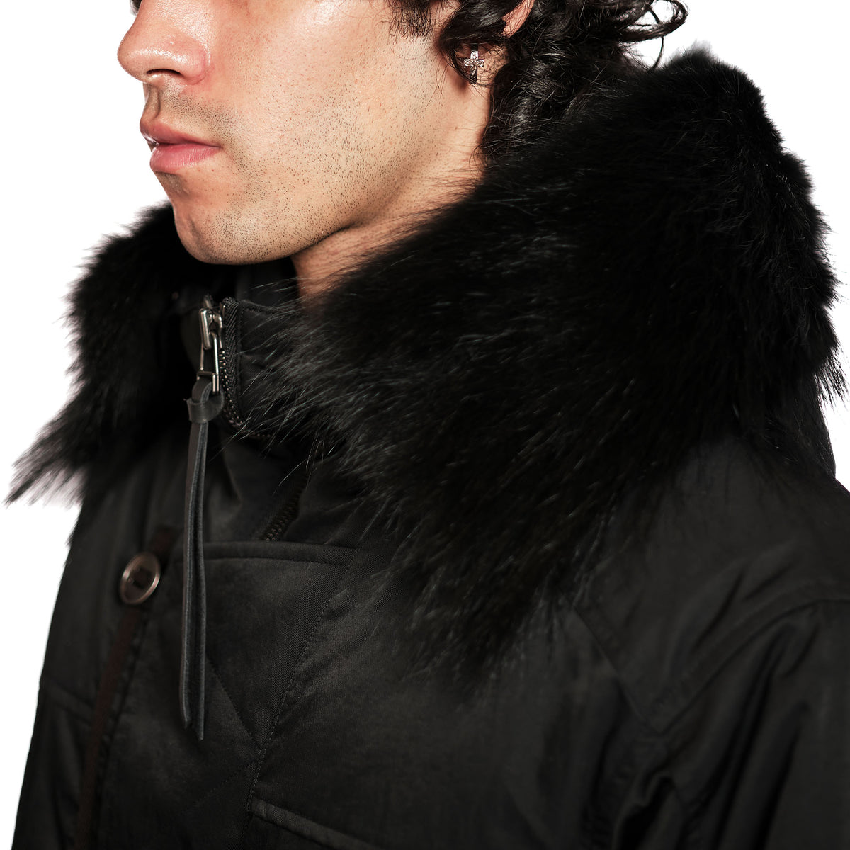 COYOTE FUR FLIGHT JACKET