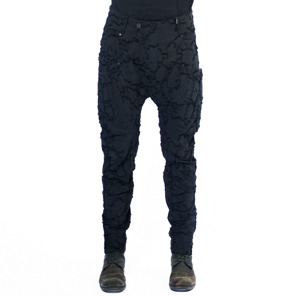 FRAYING BAGGY COMBAT TROUSERS