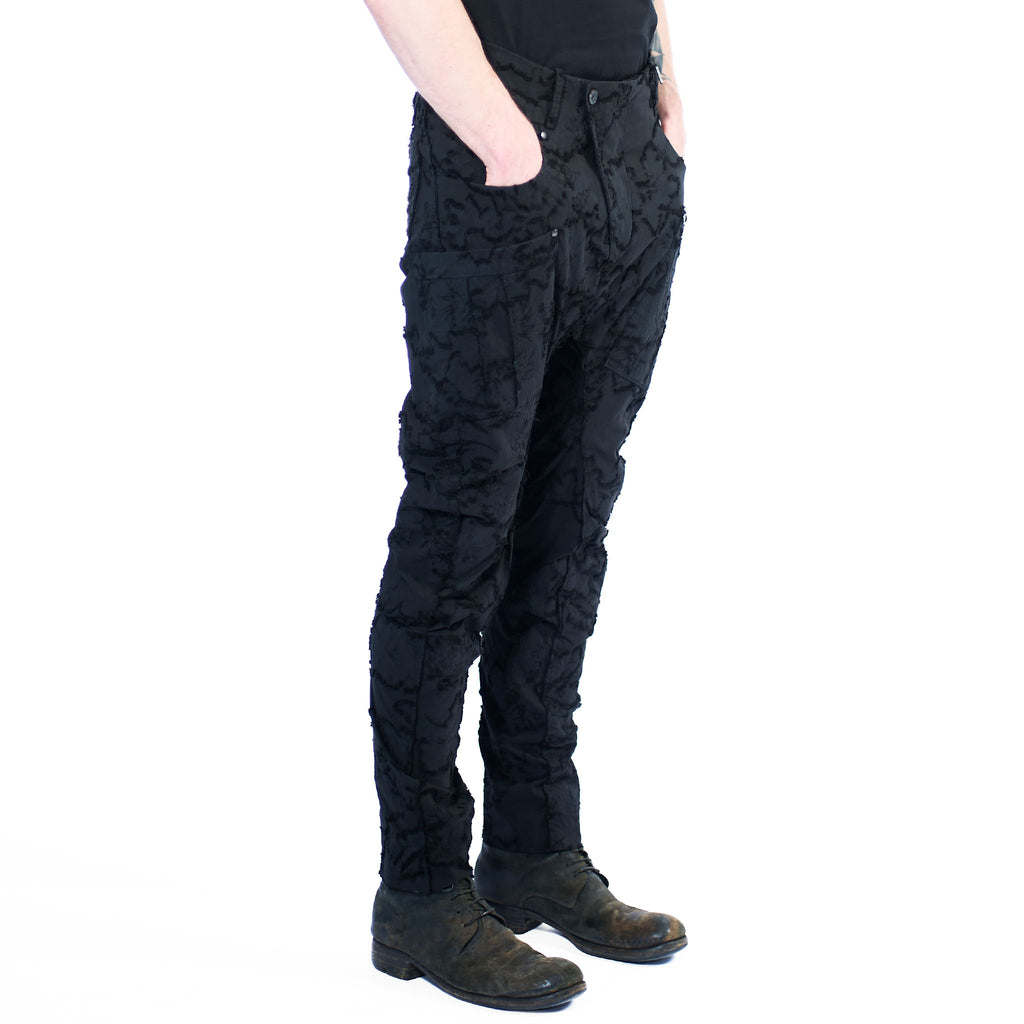 FRAYING BAGGY COMBAT TROUSERS