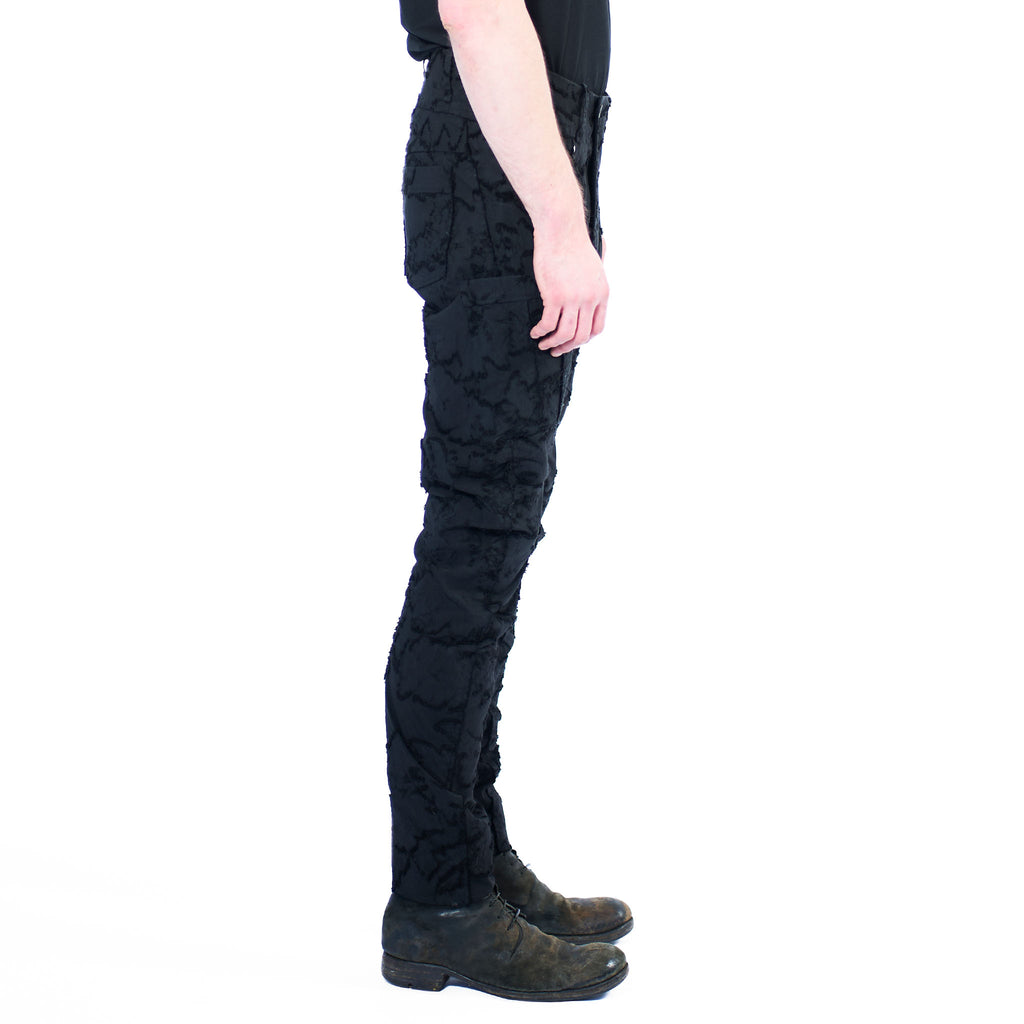 FRAYING BAGGY COMBAT TROUSERS