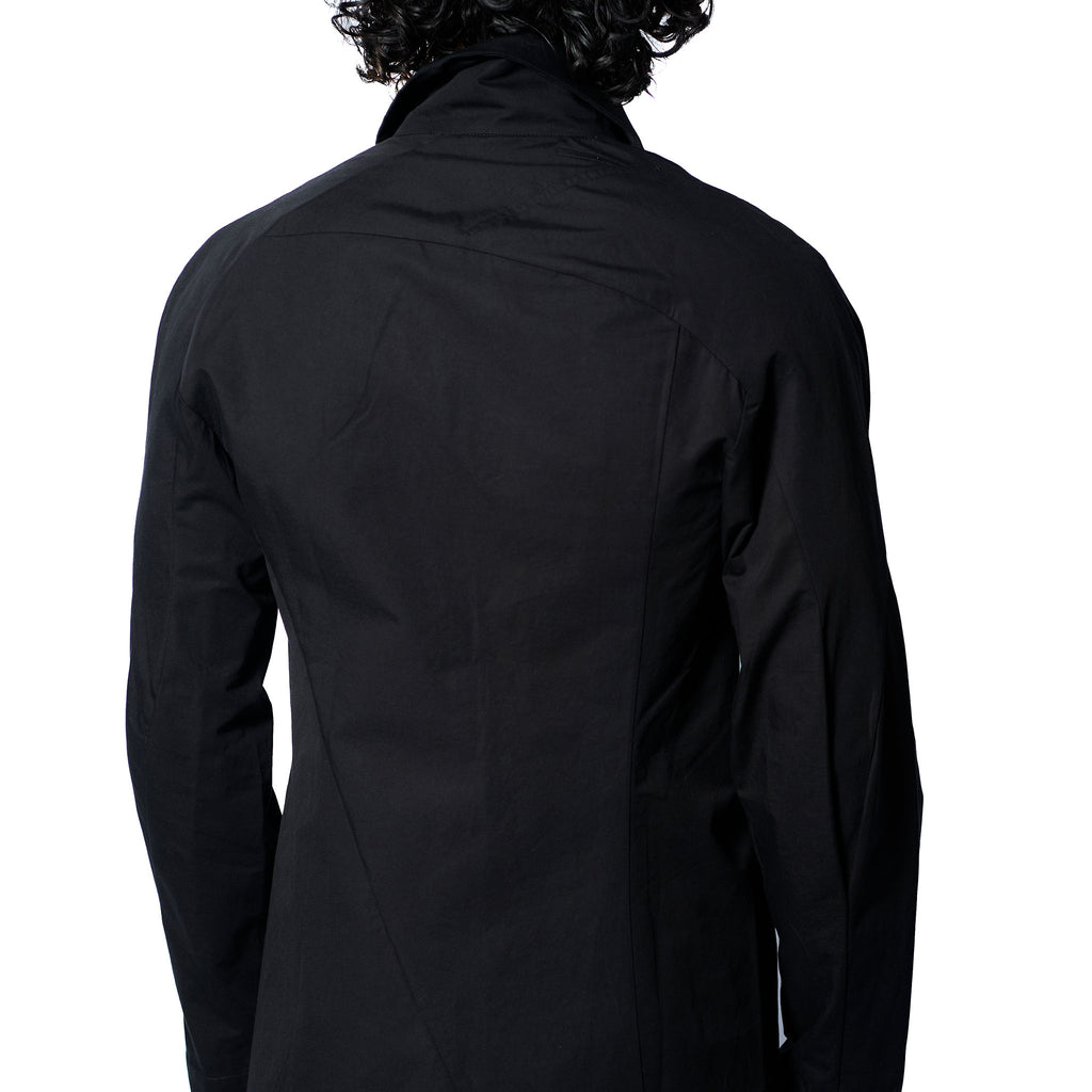 K02 HIGH COLLAR SHIRT (LINCO WEAVE)