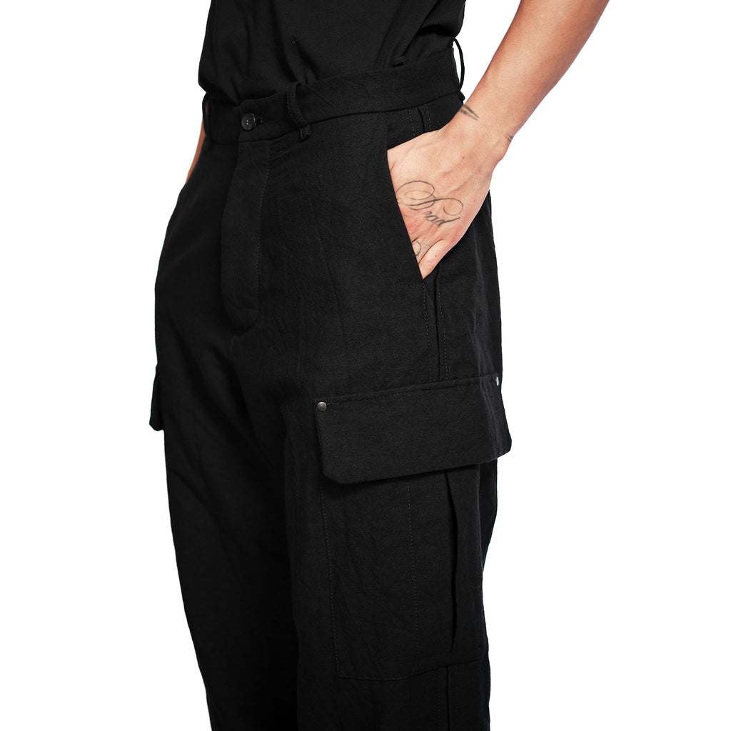 WIDE LEG COMBAT TROUSER