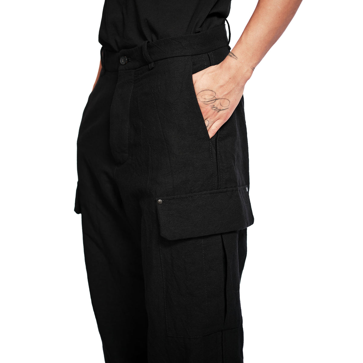WIDE LEG COMBAT TROUSER