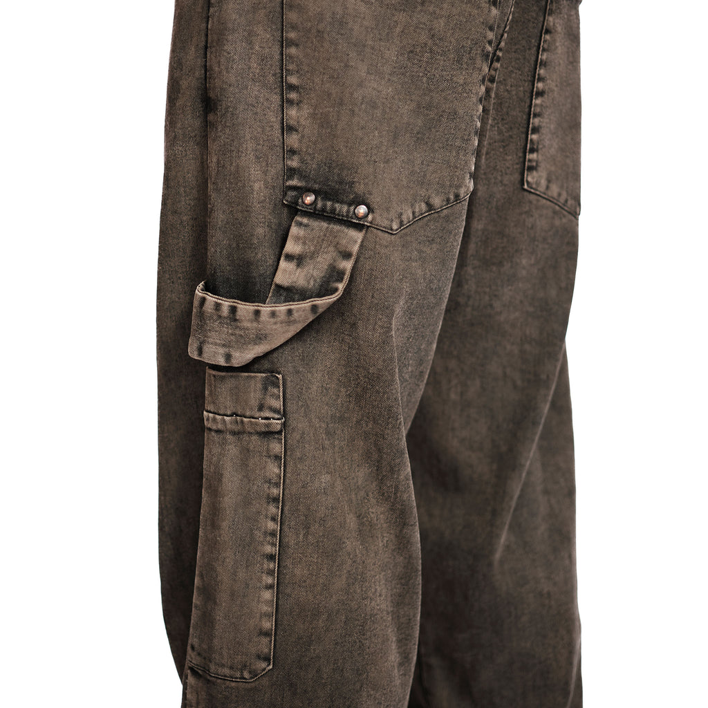 WIDE LEG DART JEANS