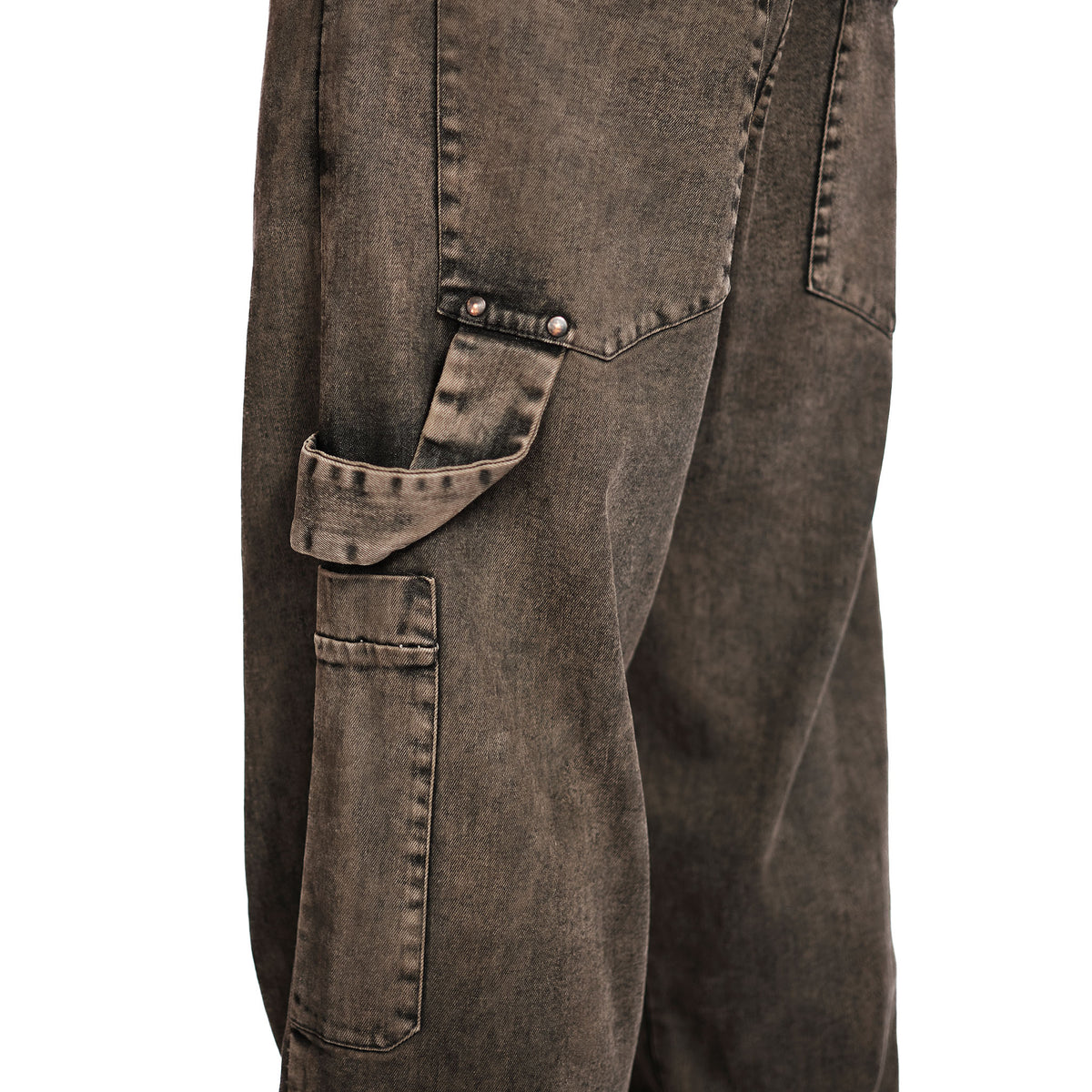 WIDE LEG DART JEANS