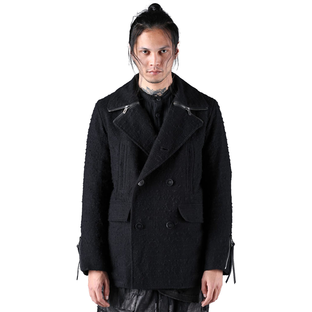 BRUSHING NEP PEA COAT