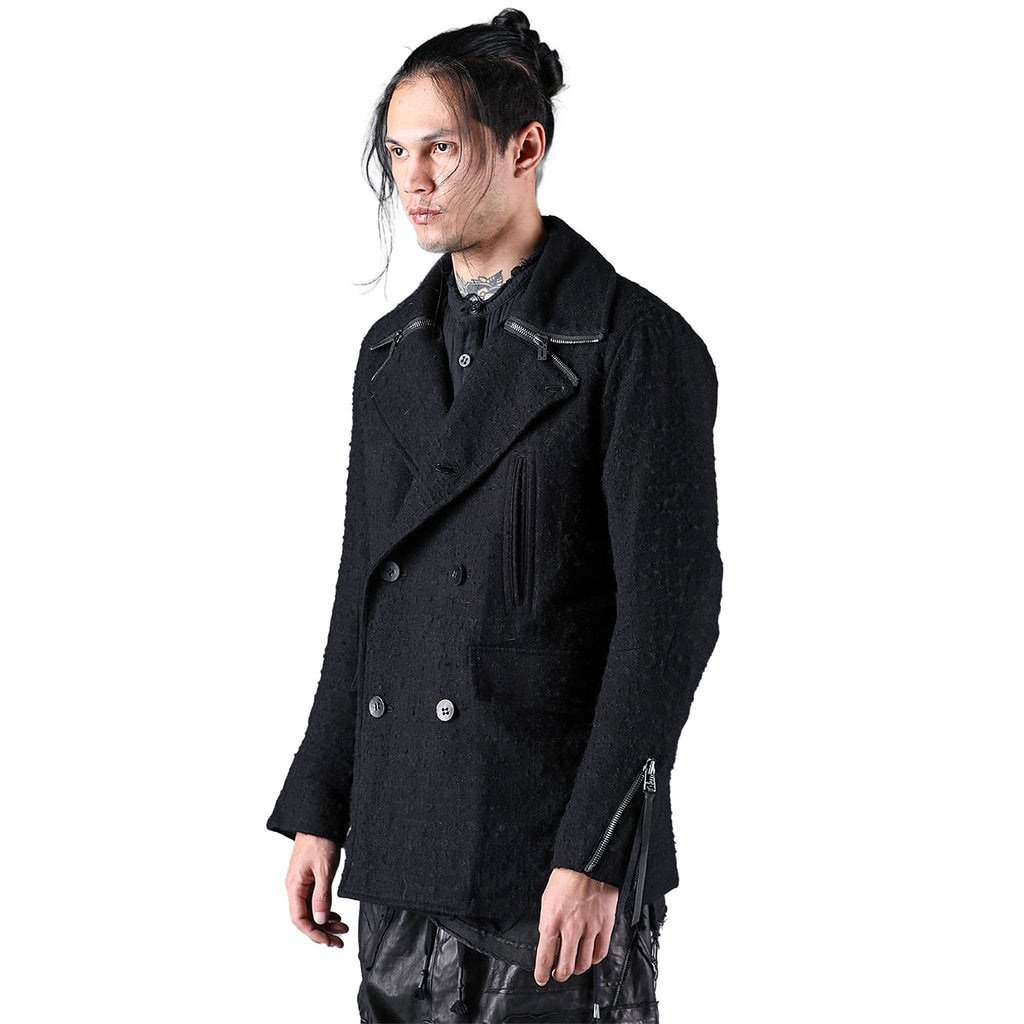 BRUSHING NEP PEA COAT