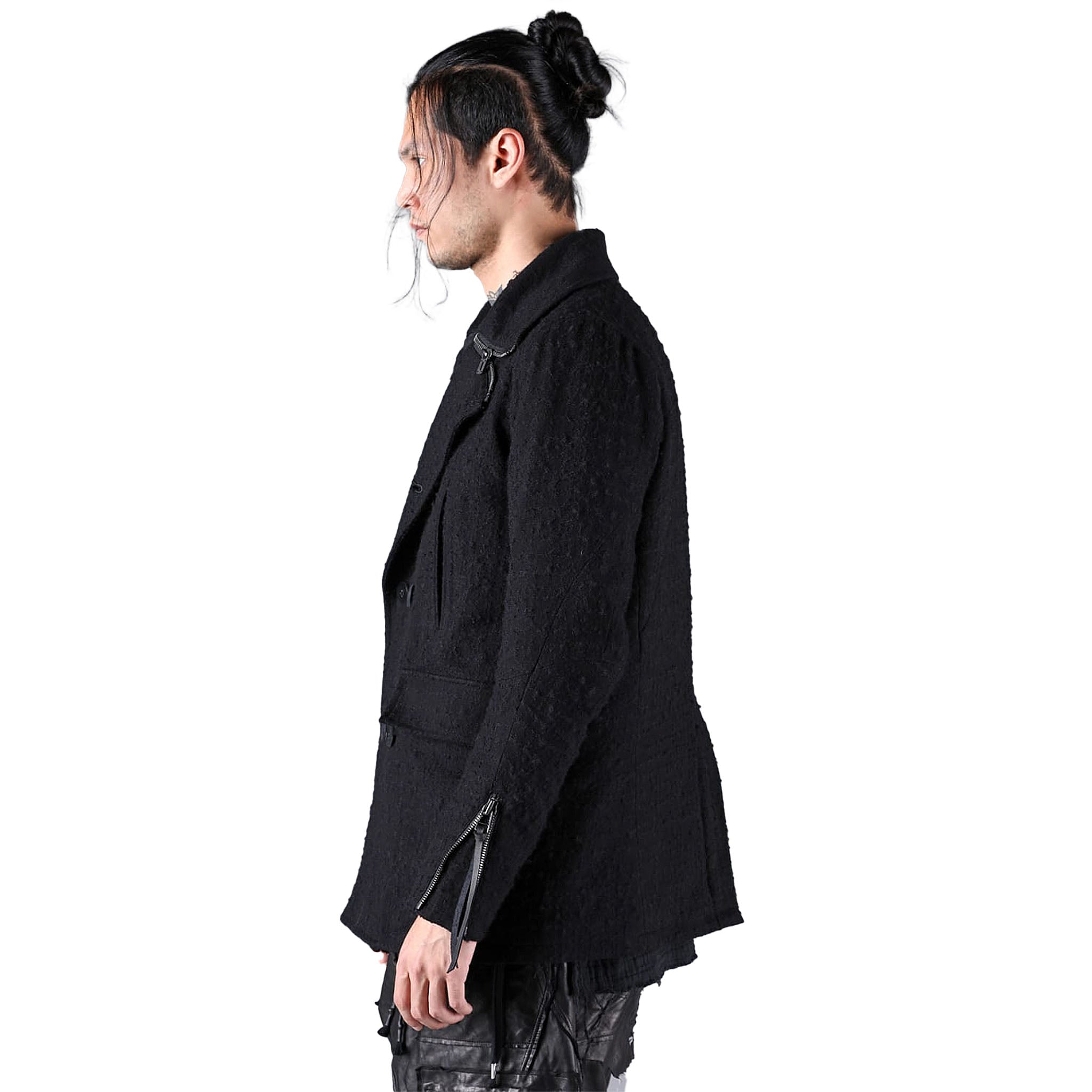 BRUSHING NEP PEA COAT