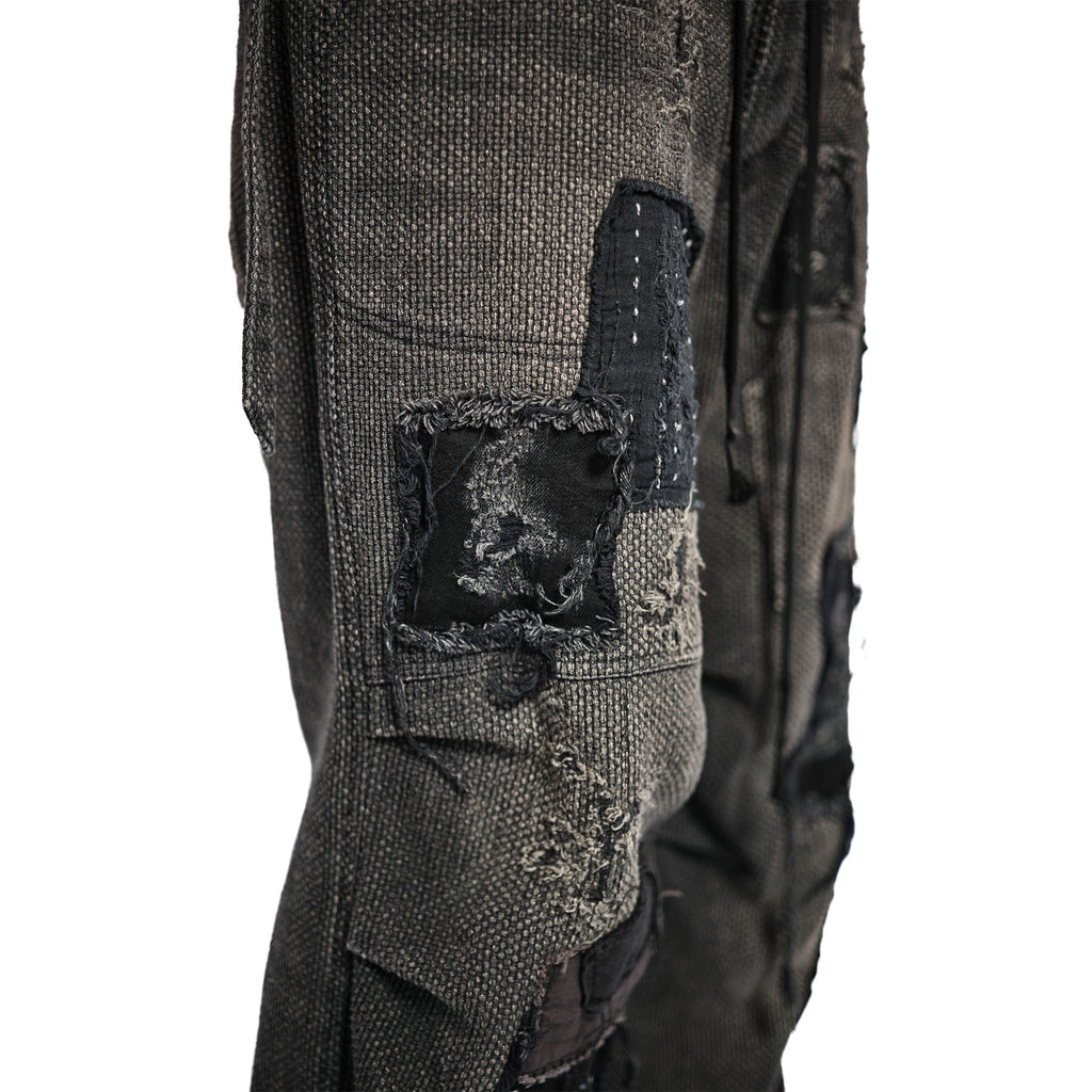 SHASHIKO REPAIR DISTRESSED WIDE JEAN