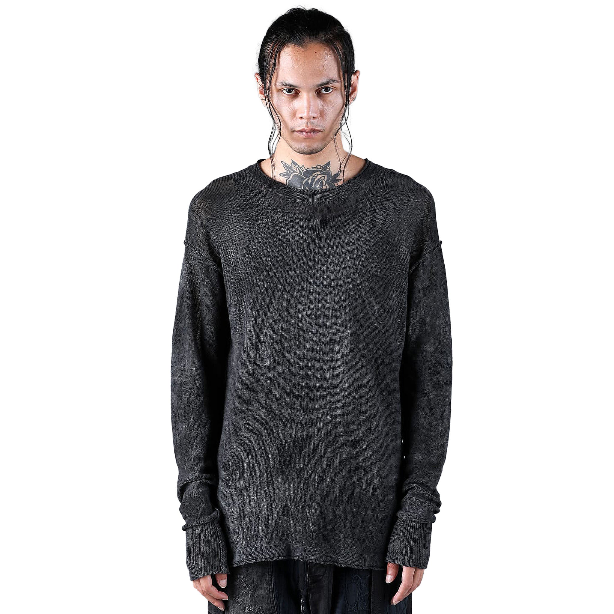 7G WASHI PAPER YARN KNIT PULLOVER