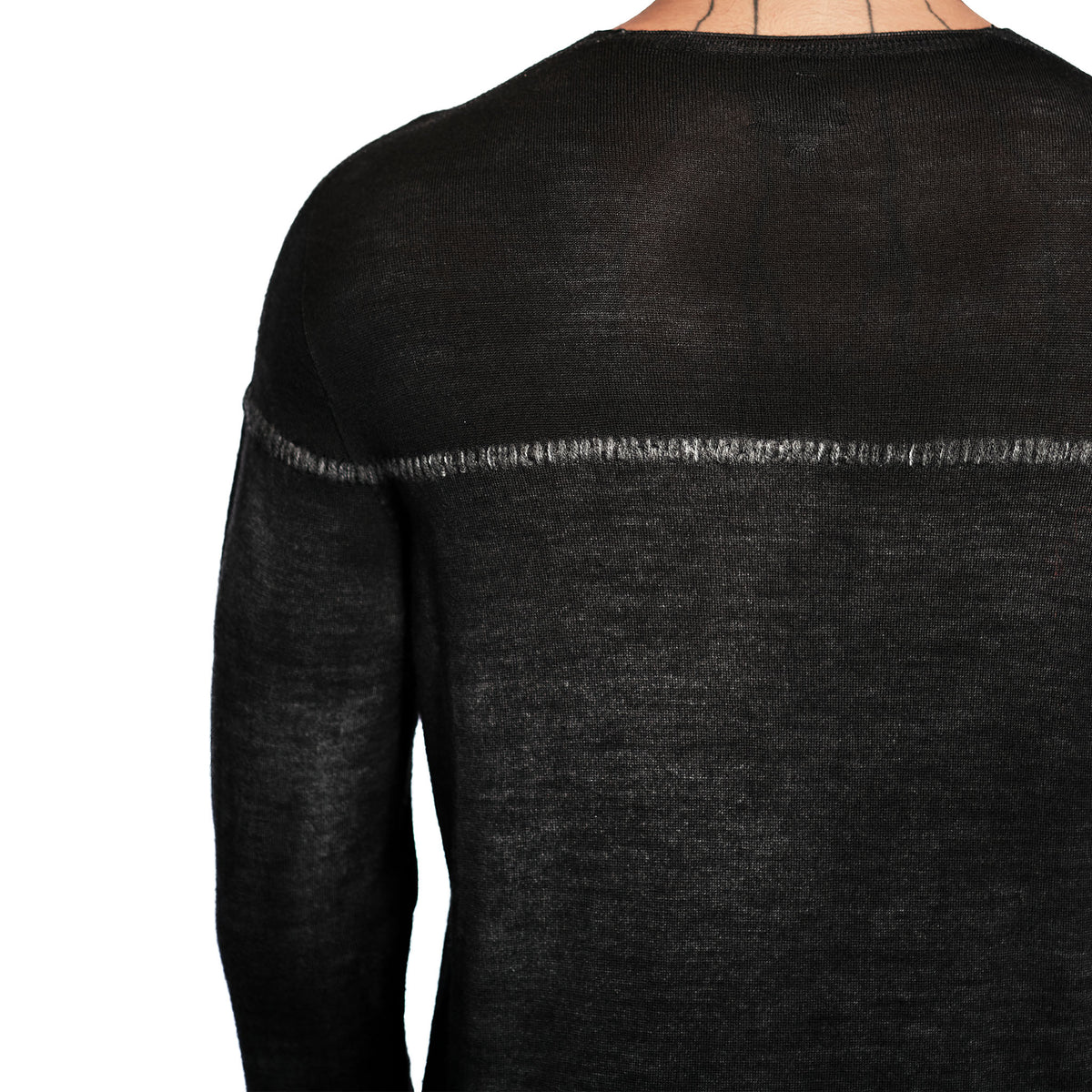 THIN KNIT WOOL SWEATER