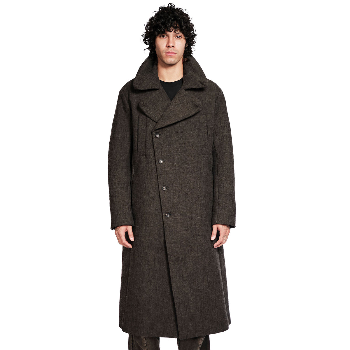 3D COLLAR COAT