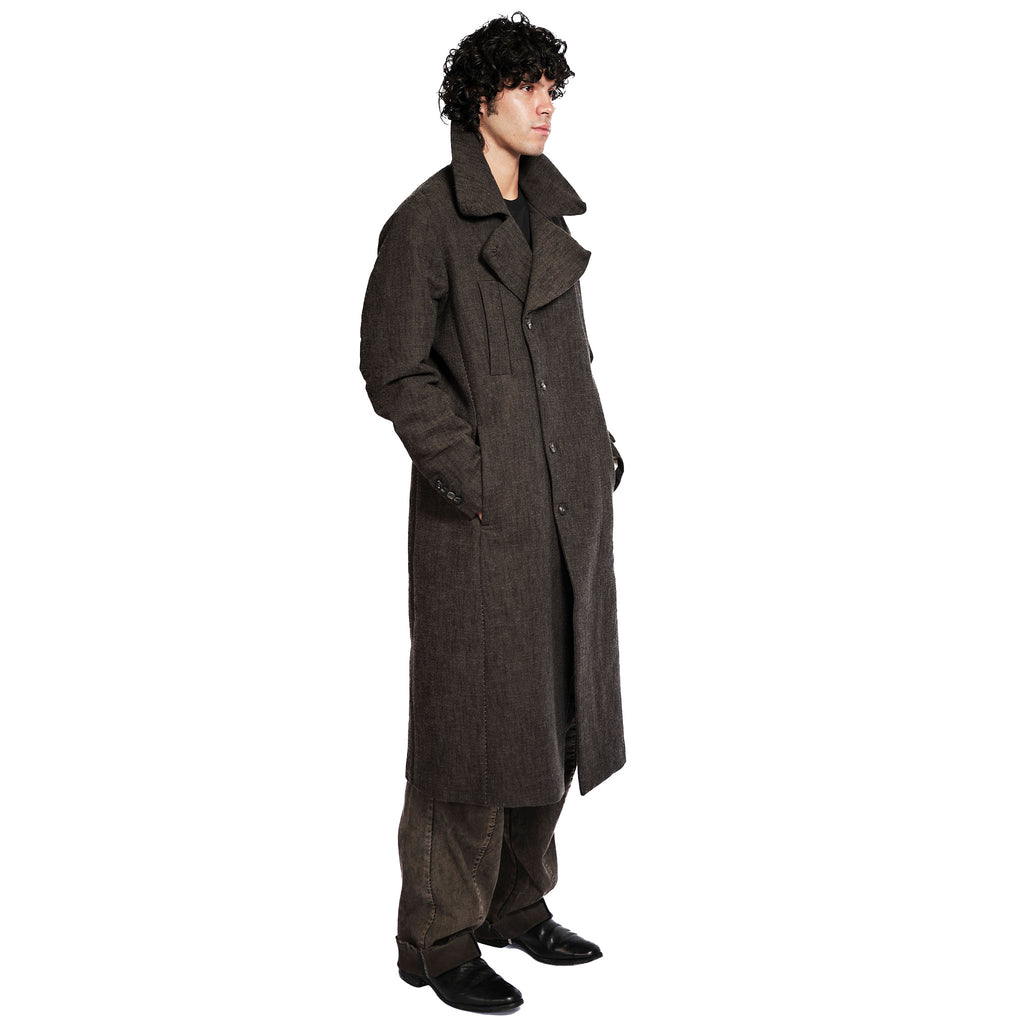 3D COLLAR COAT