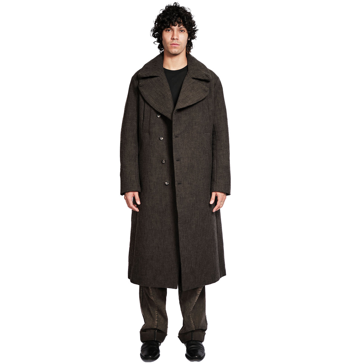 3D COLLAR COAT