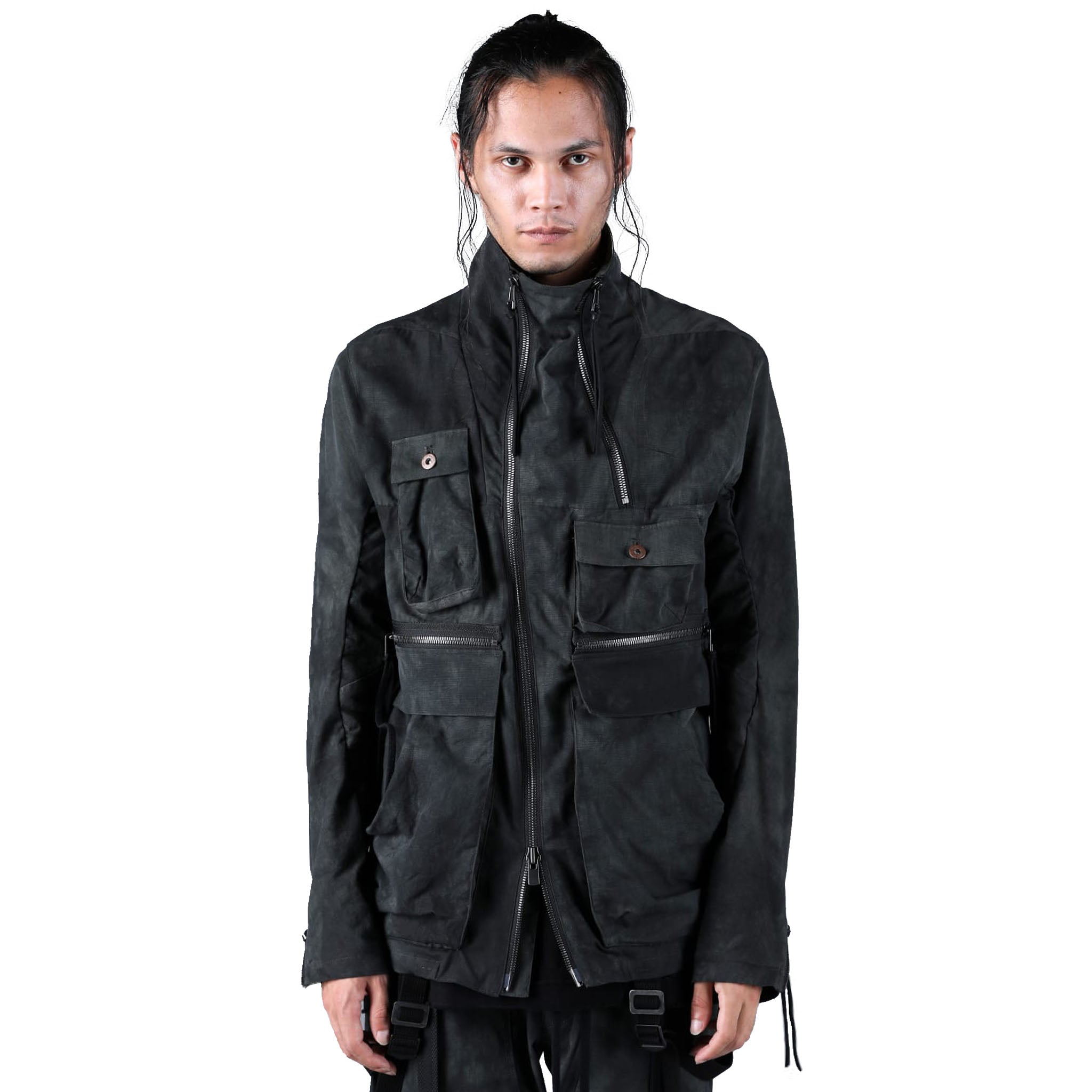 C/N GROSGRAIN MILITARY JACKET