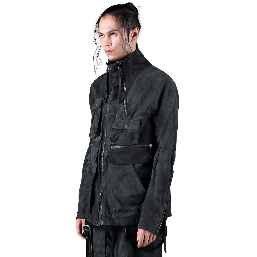 C/N GROSGRAIN MILITARY JACKET
