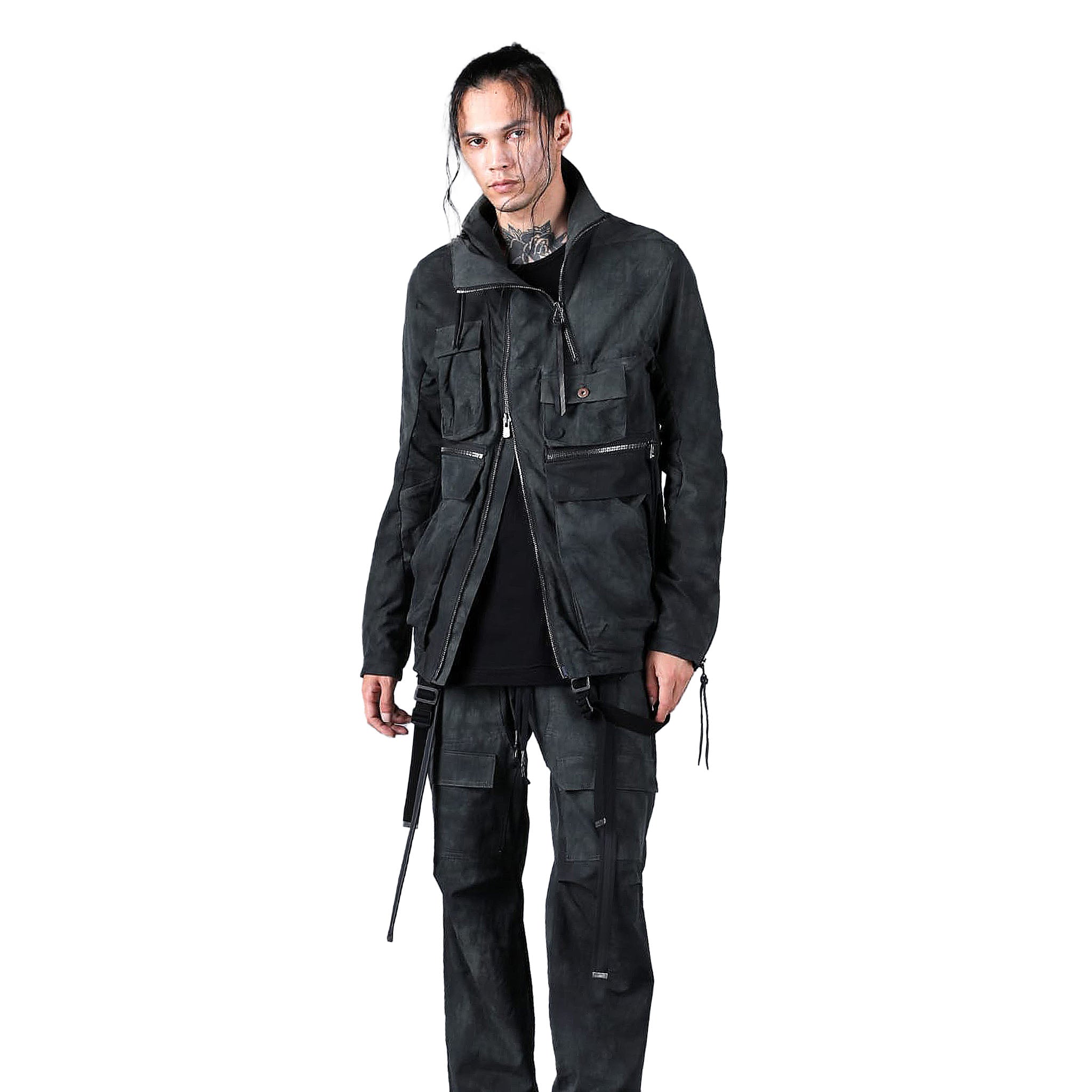 C/N GROSGRAIN MILITARY JACKET