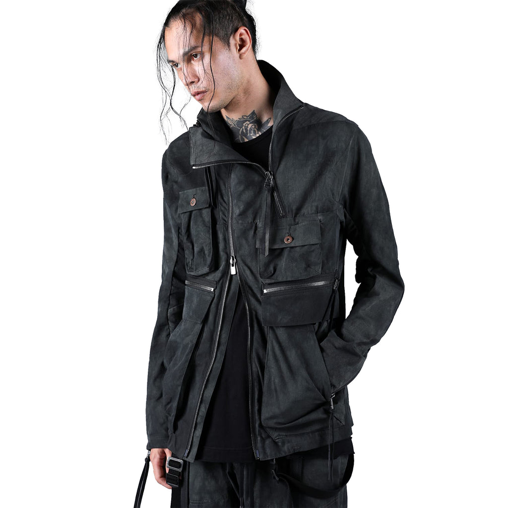 C/N GROSGRAIN MILITARY JACKET